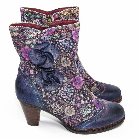 Laura Vita Paris Shoes - Laura Vita Vintage Paris Leather Boots